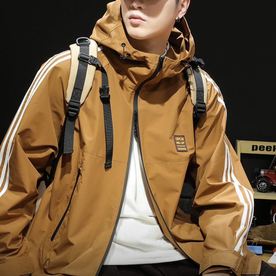 Hooded Rushing Loose Sports Jacket A0404