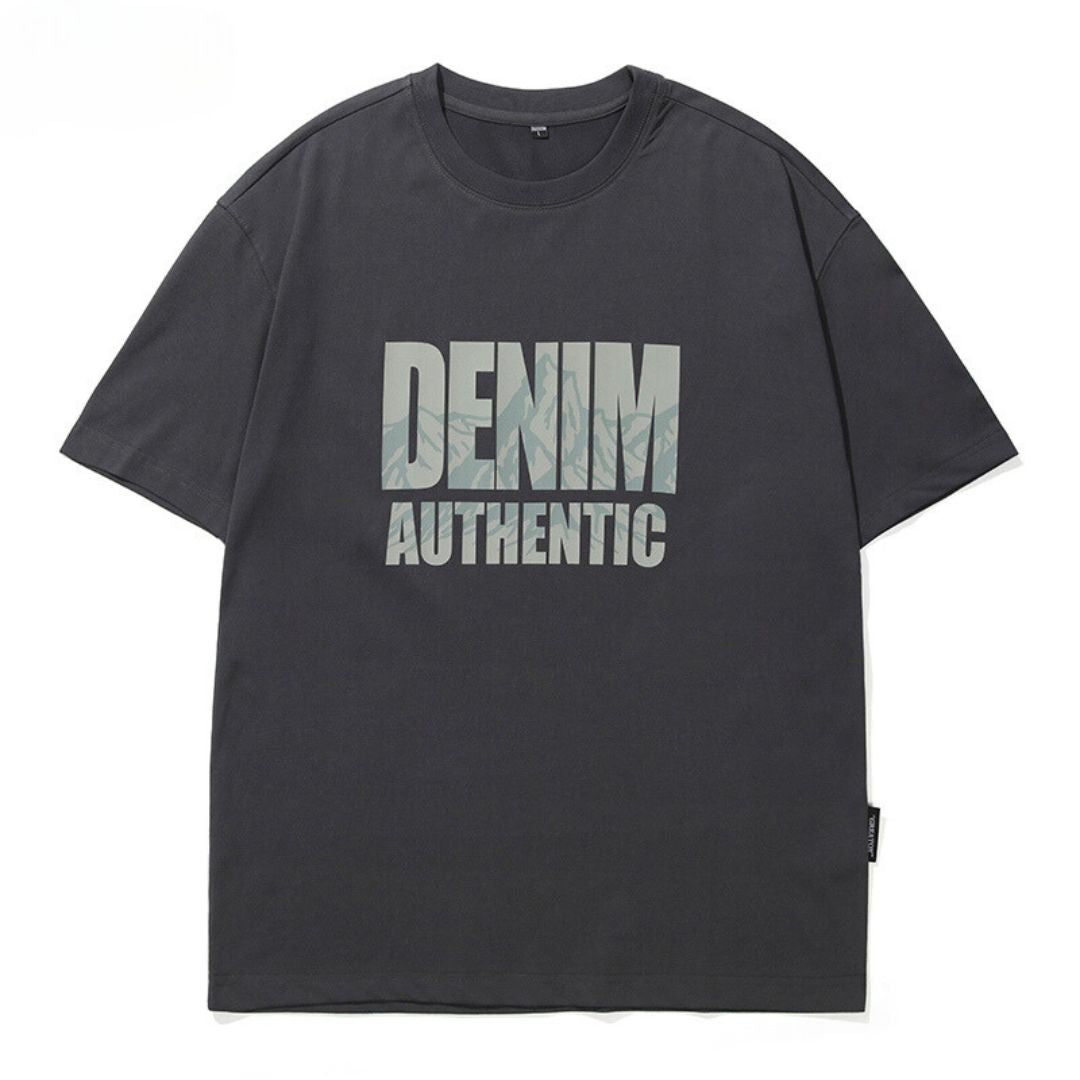 Round Neck Short-sleeved T-shirt A1014