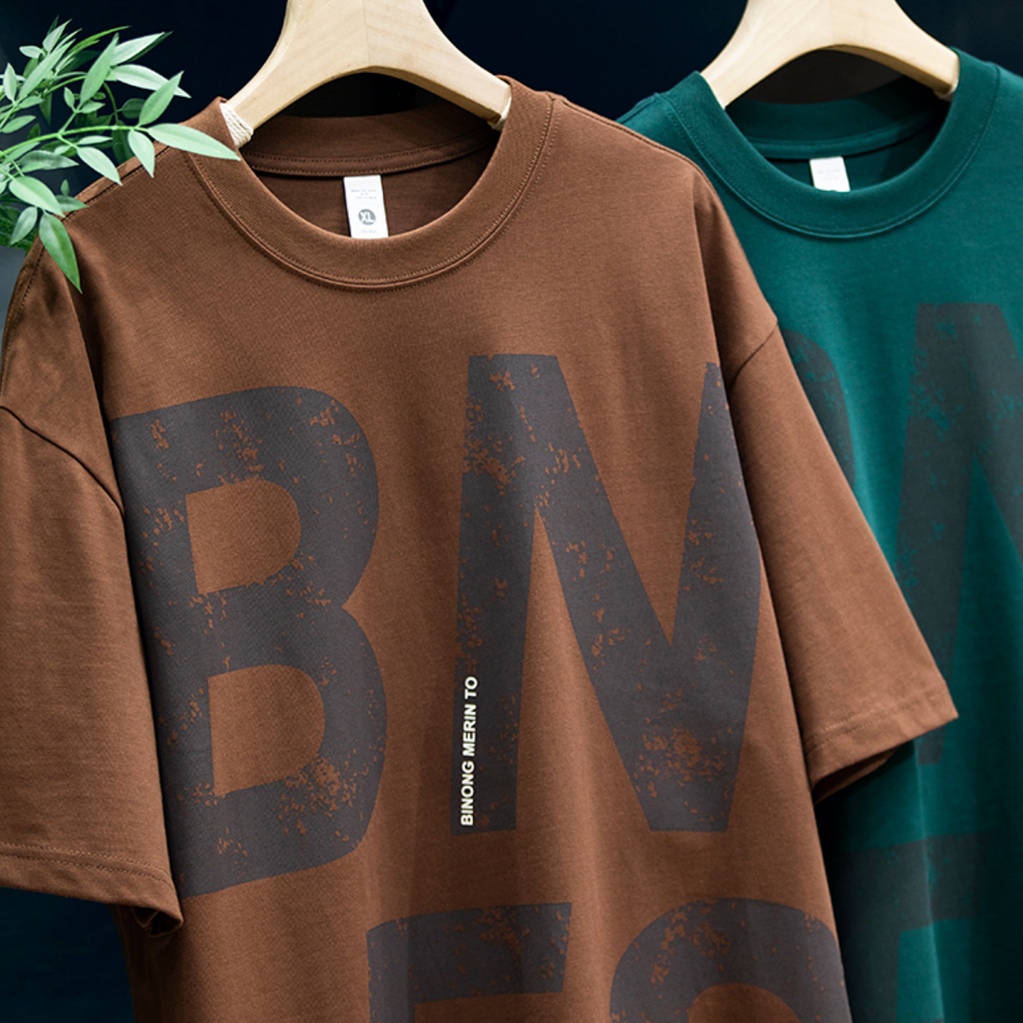 Printed Half-sleeved T-shirt Men's A0891