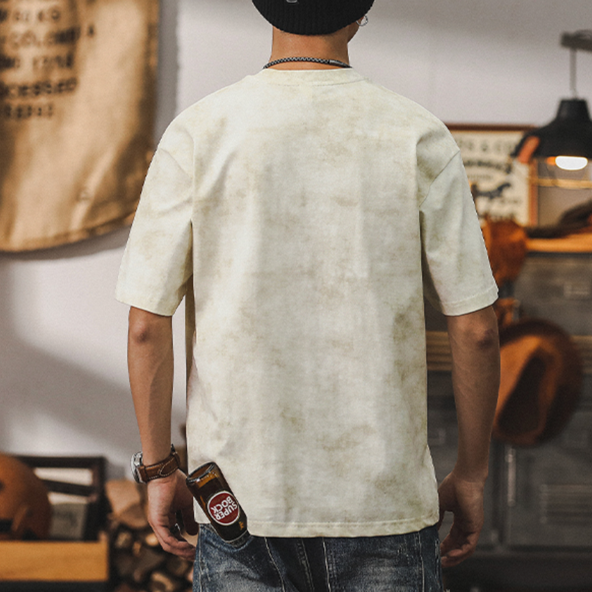 Men's Casual Short-sleeved T-shirt A0900