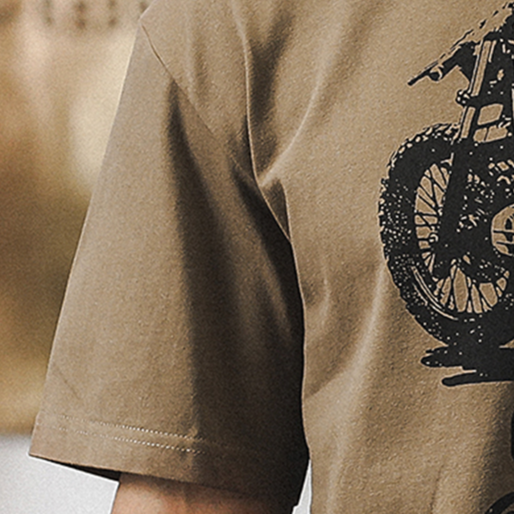 American Retro Short-sleeved Men's A0907