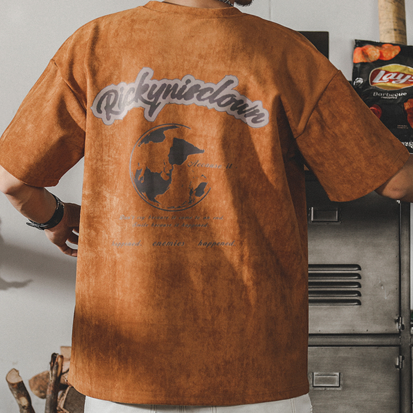 American Short-sleeved T-shirt A0914