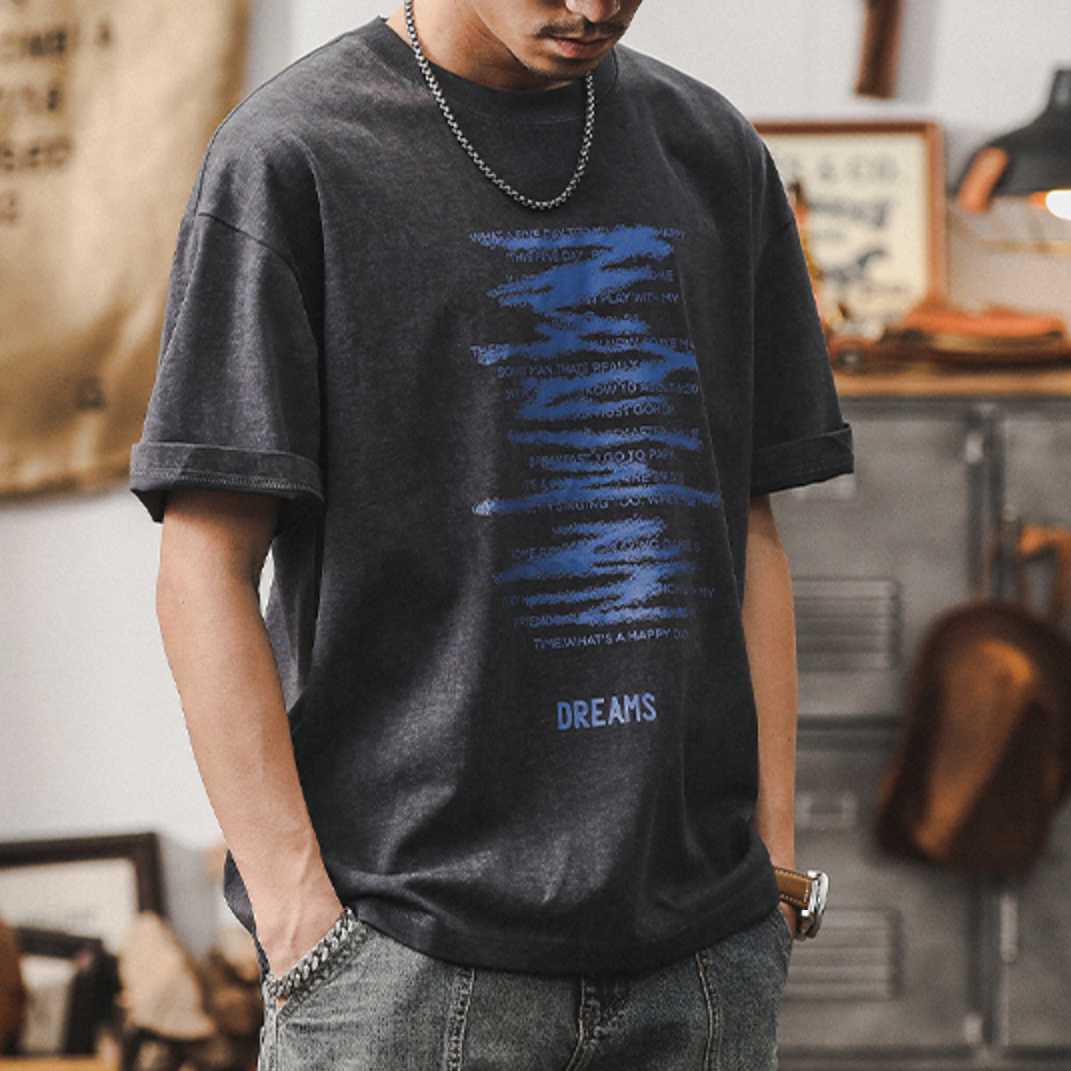 Men's Short-sleeved T-shirt A0924