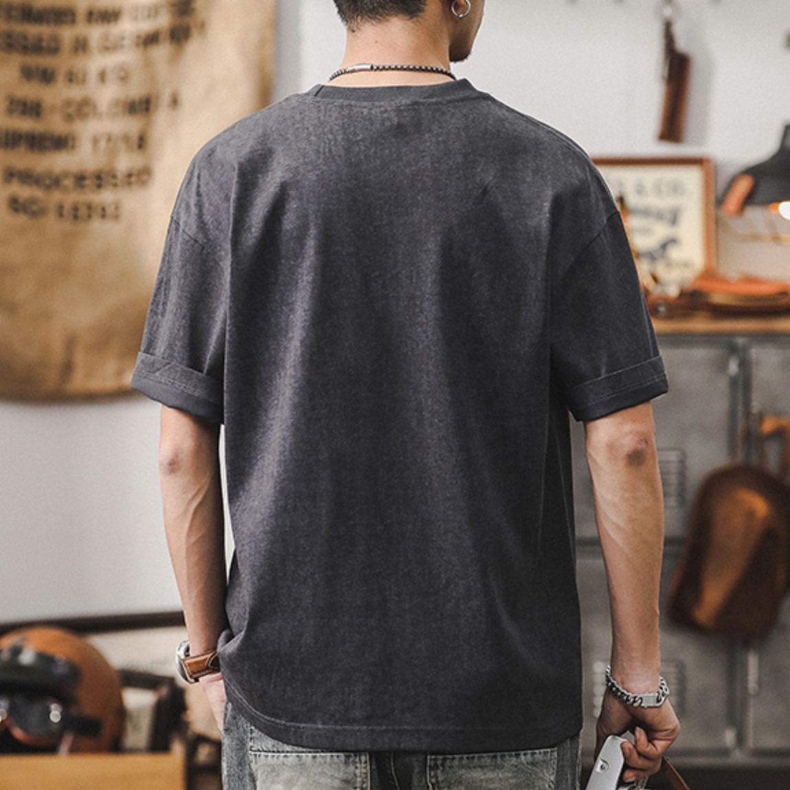 Men's Short-sleeved T-shirt A0924