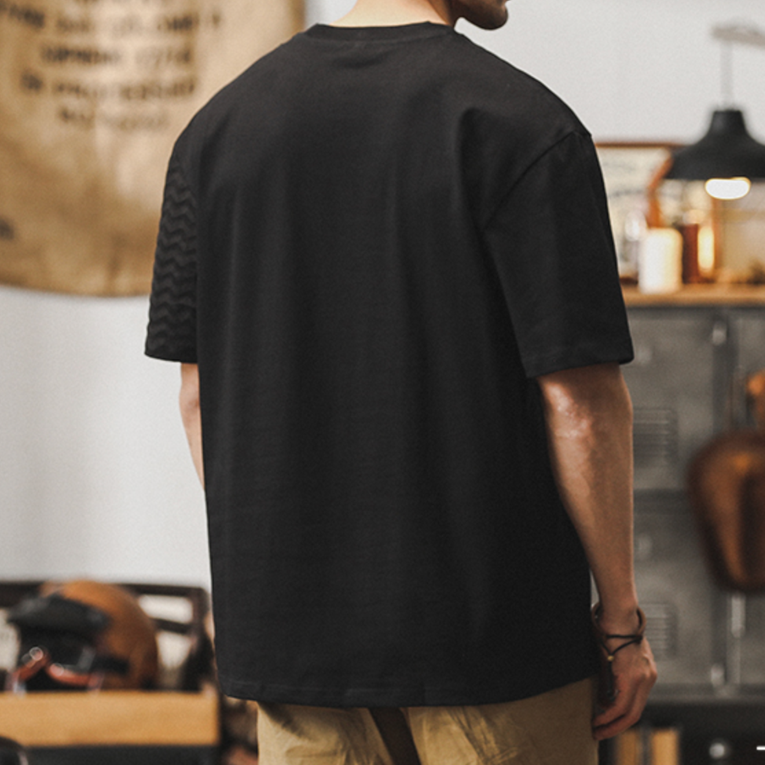 American Short-sleeved T-shirt A0930
