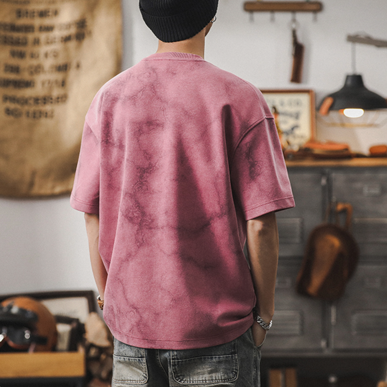 American Heavyweight Short-sleeved T-shirt A0931