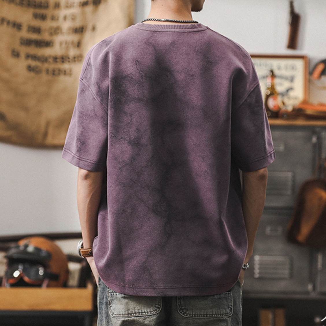 American Heavyweight Short-sleeved T-shirt A0931