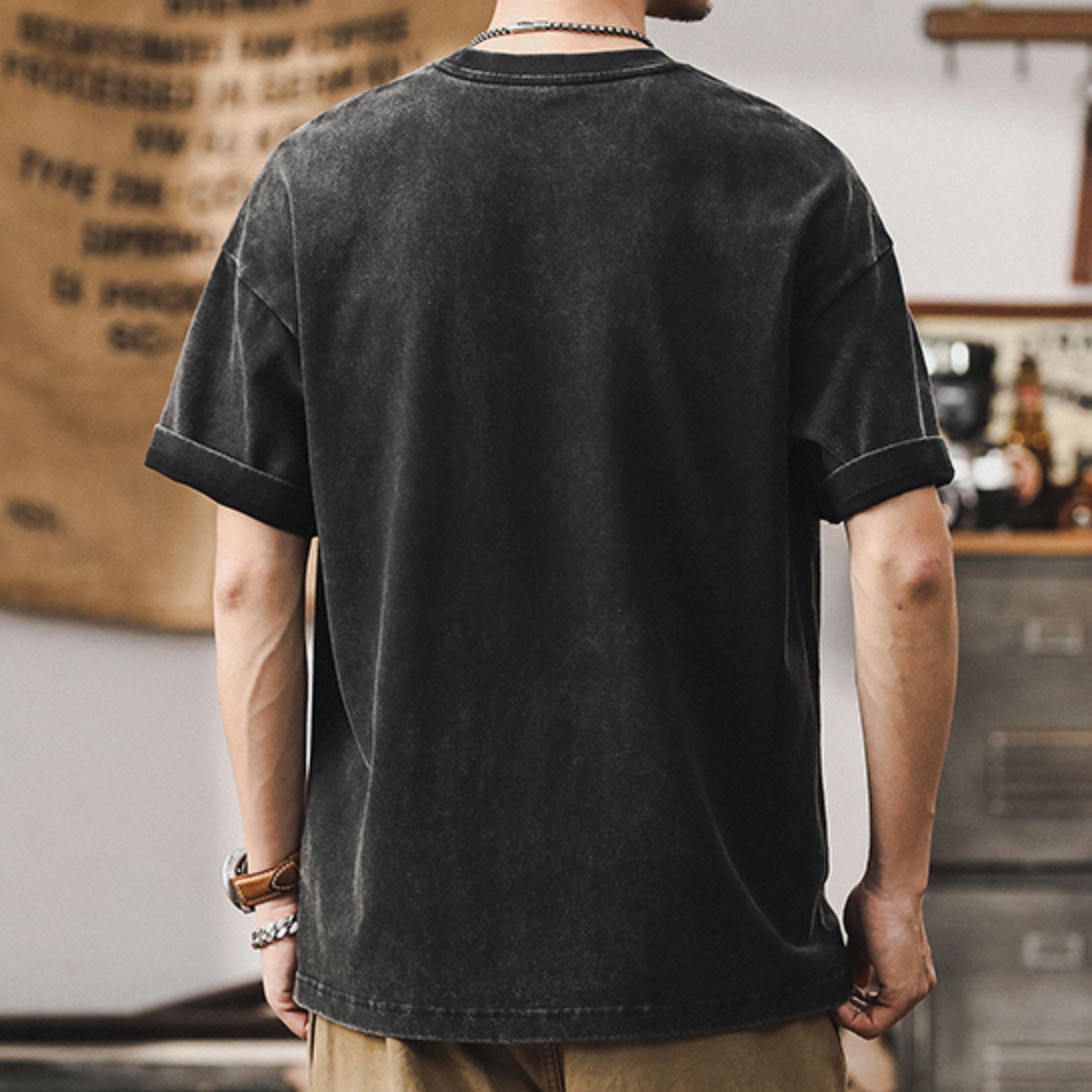 Upside down Printed T-shirt A0940