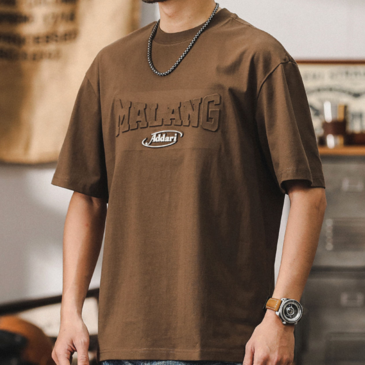 Heavy weight Short-sleeved T-shirt A0967