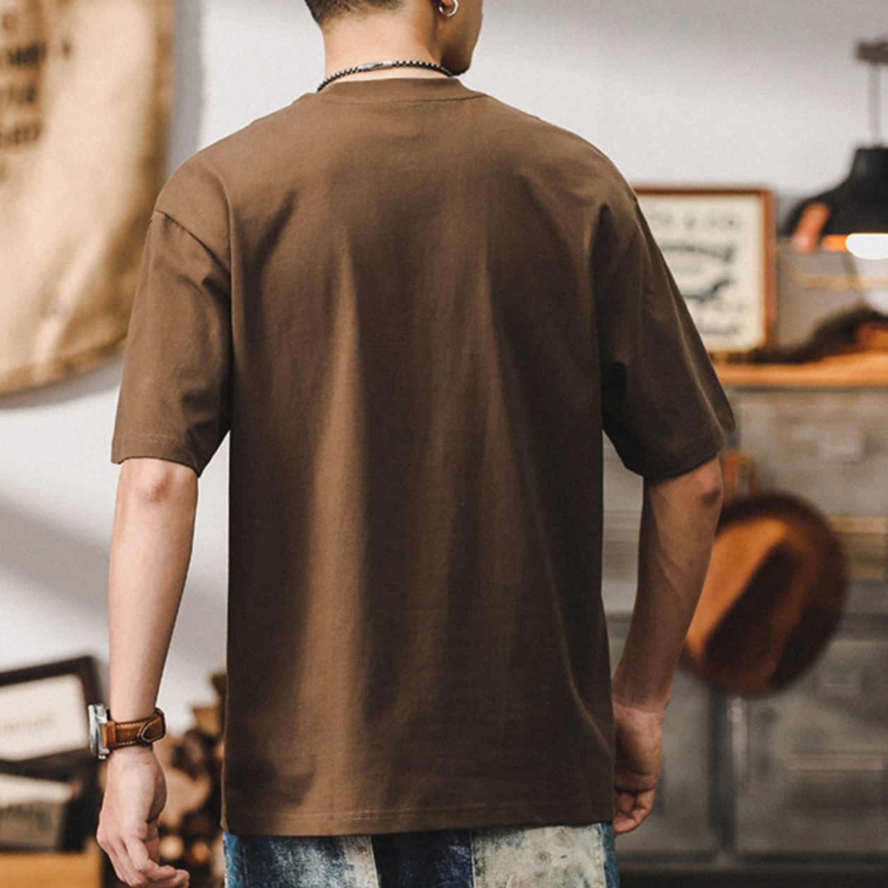 Heavy weight Short-sleeved T-shirt A0967