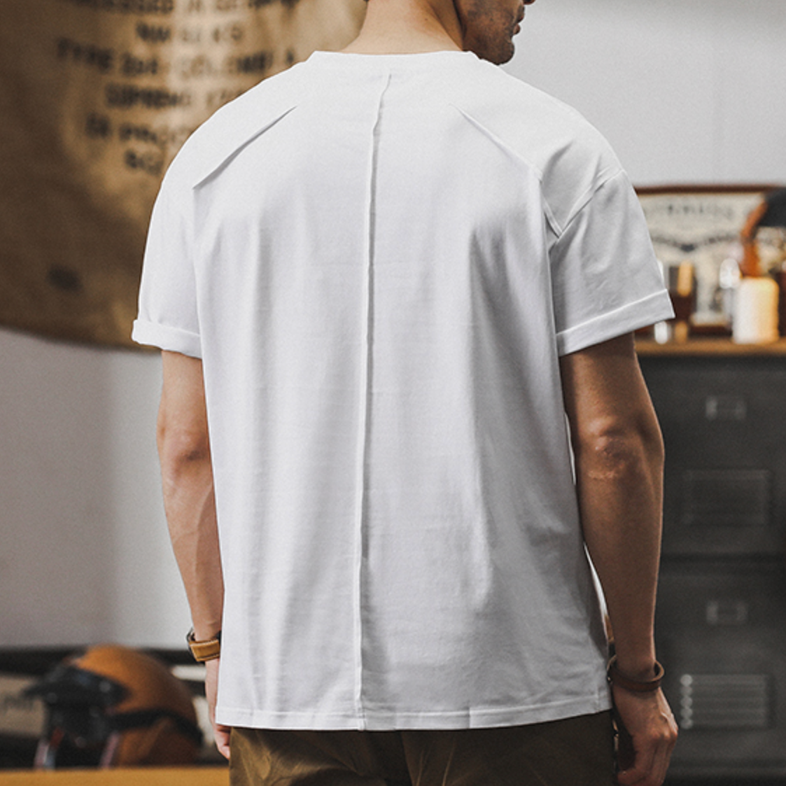 Loose Large Size Half-sleeved T-shirt A0968