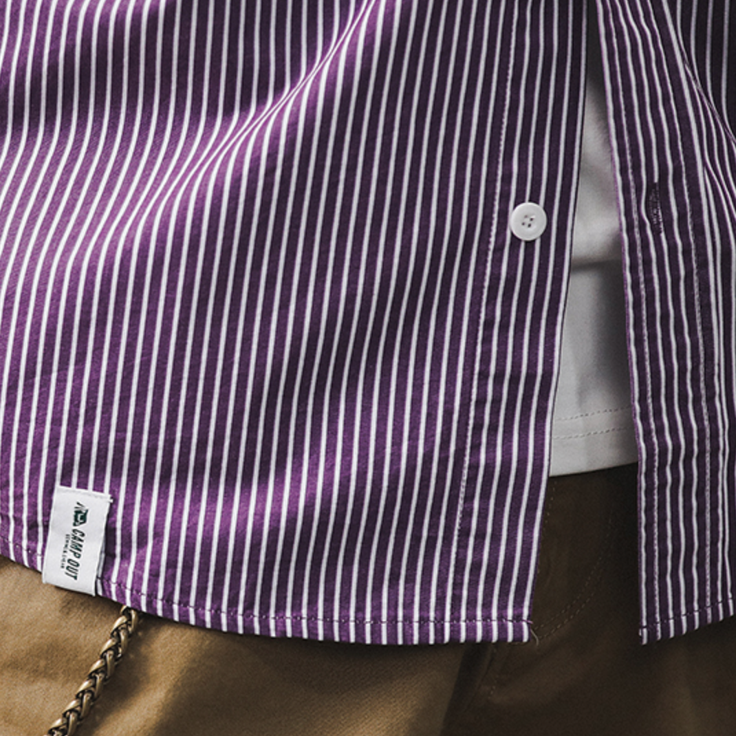 Striped Shirt Short Sleeve A0994