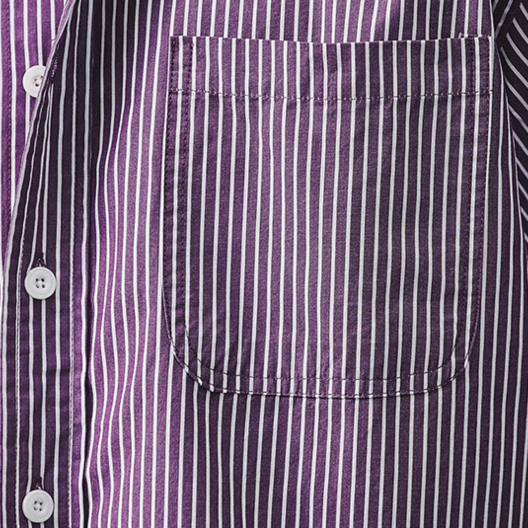 Striped Shirt Short Sleeve A0994