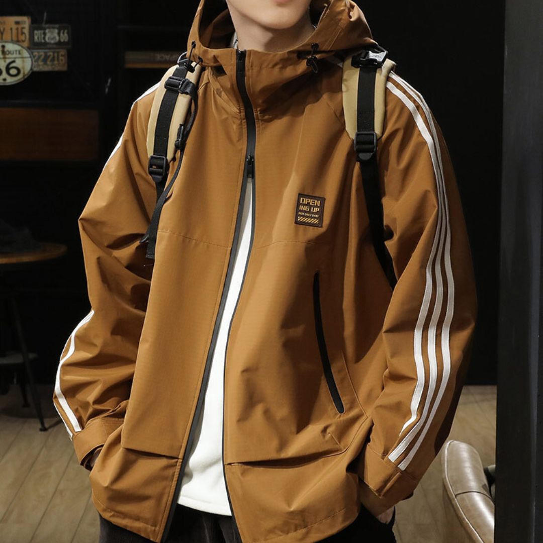 Hooded Rushing Loose Sports Jacket A0404