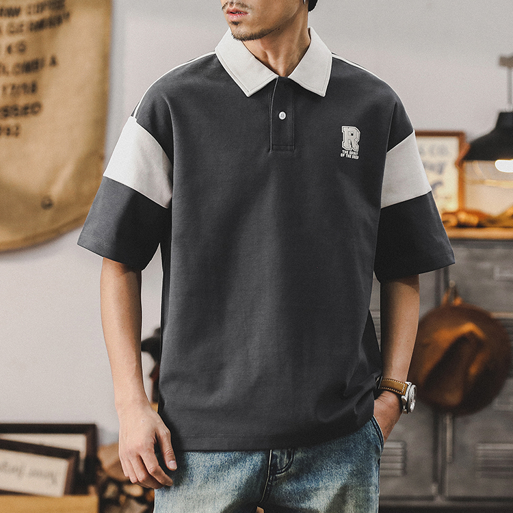 Double-sided Casual Polo Shirt A0995