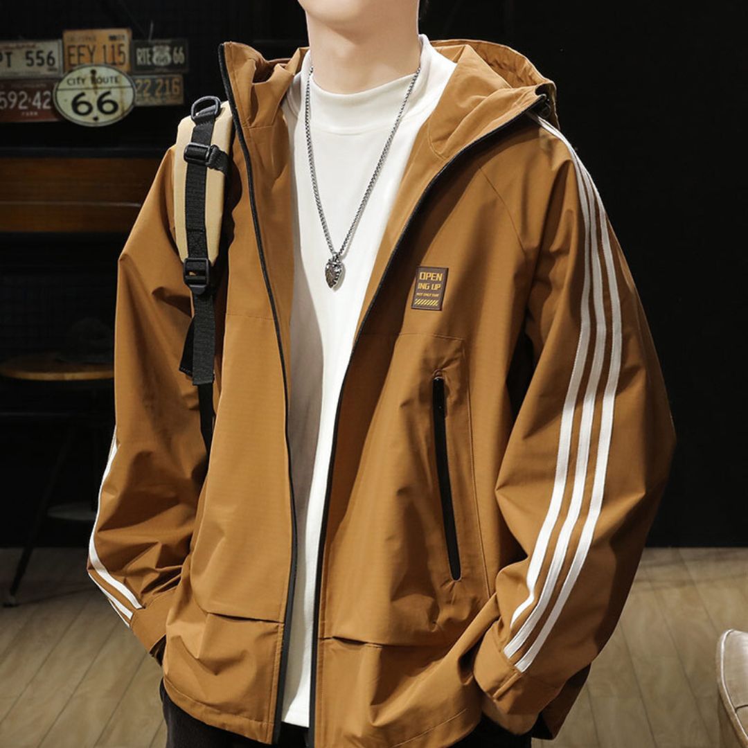 Hooded Rushing Loose Sports Jacket A0404