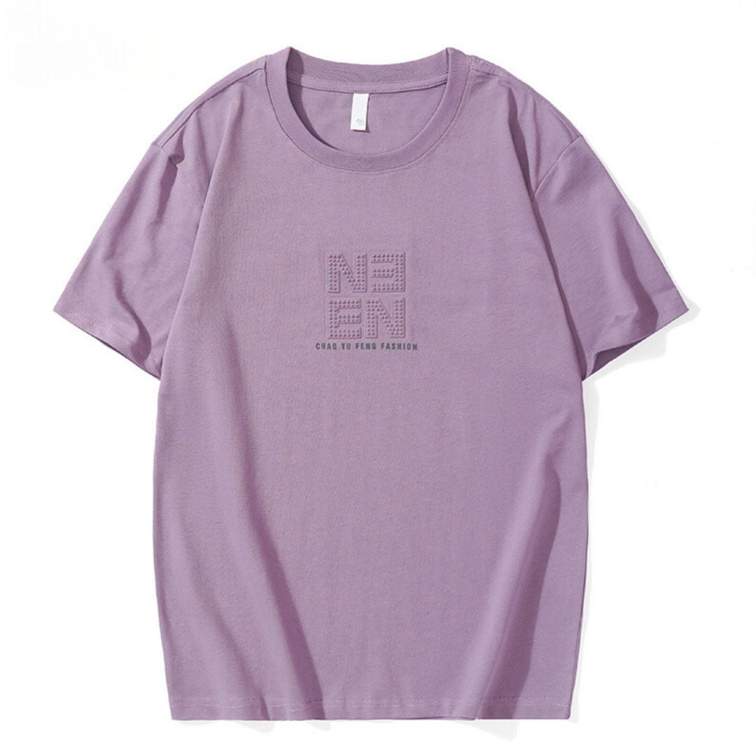Round Neck Top Clothes Bottoming Shirt A1016