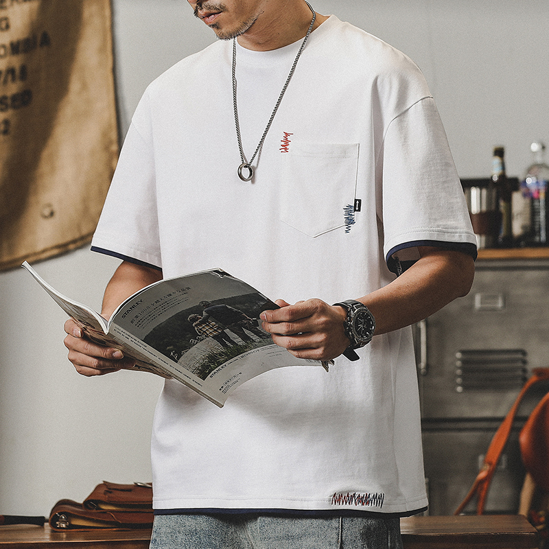 Simple Basic Style Half-sleeved T-shirt A0953