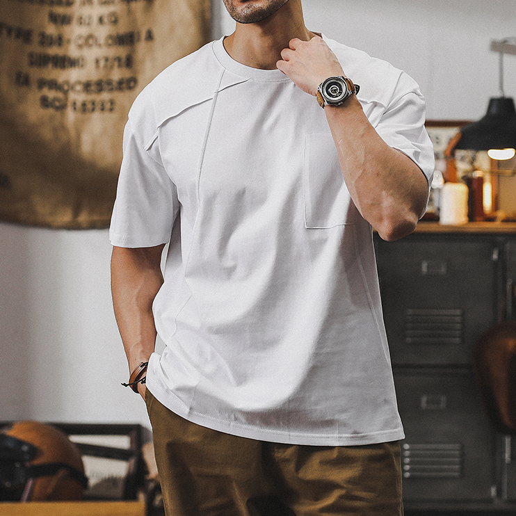 Loose Large Size Half-sleeved T-shirt A0968