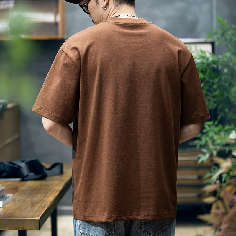 Printed Half-sleeved T-shirt Men's A0891