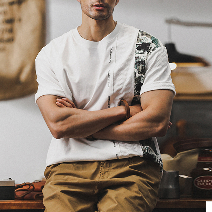 American Short-sleeved T-shirt A0930