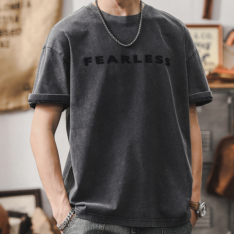 American Washed Logo T-shirt A0935