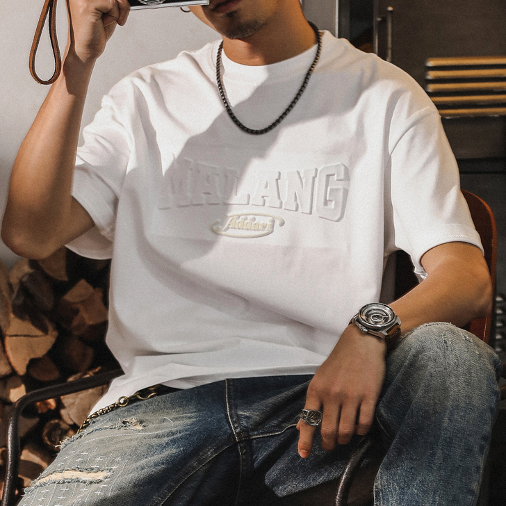 Heavy weight Short-sleeved T-shirt A0967