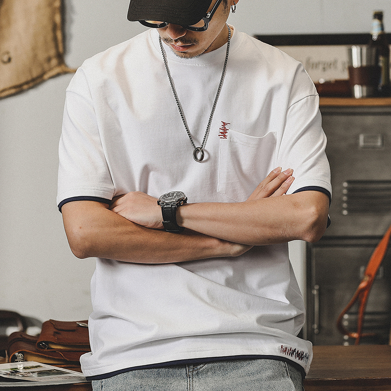 Simple Basic Style Half-sleeved T-shirt A0953