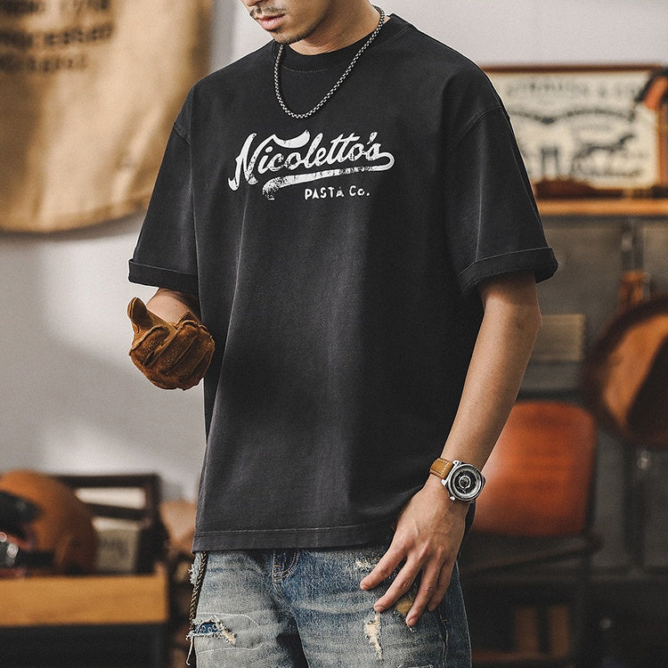 Short-sleeved Summer Pure T-shirt A1003