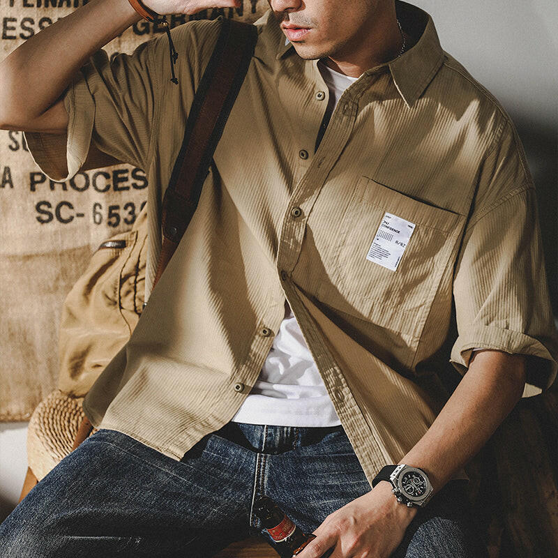 Summer Short-sleeved Shirt A0090
