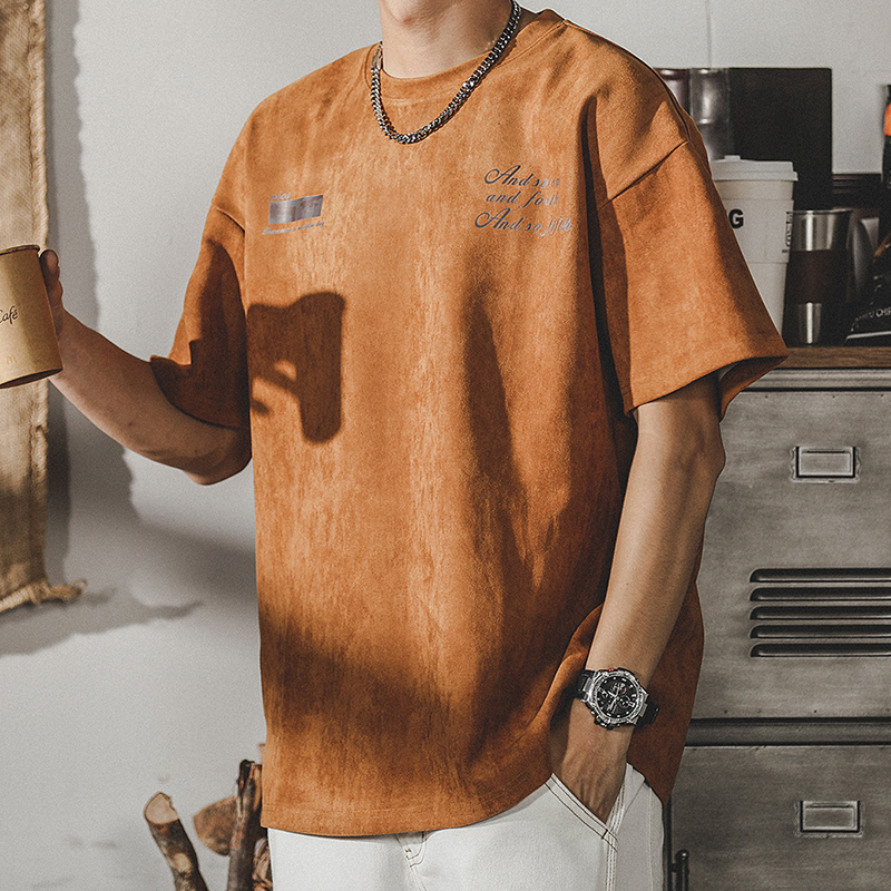 American Short-sleeved T-shirt A0914