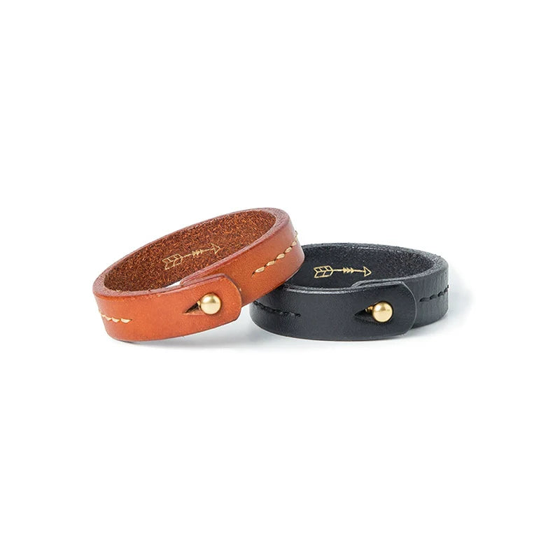 Vintage Tanned Stamping Bracelet A0586