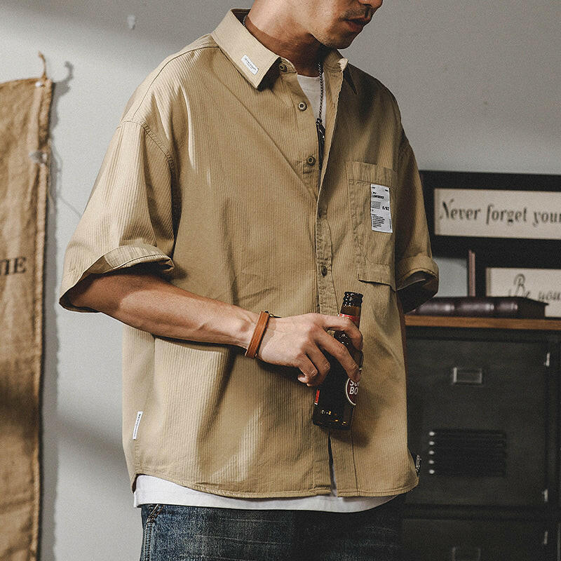 Summer Short-sleeved Shirt A0090