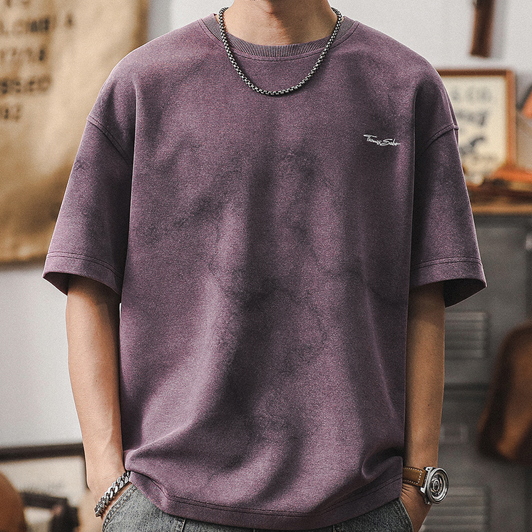American Heavyweight Short-sleeved T-shirt A0931
