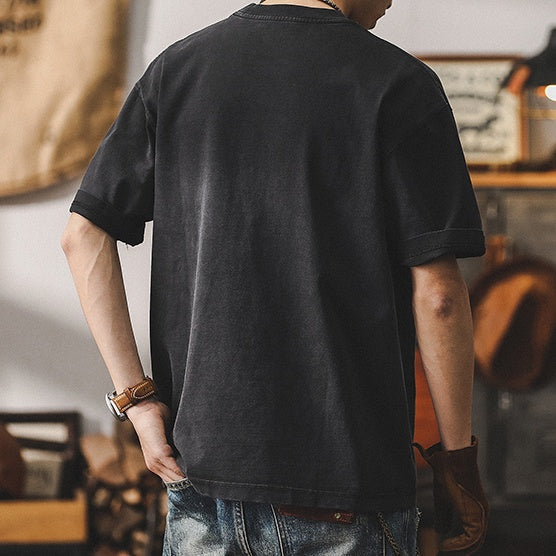 Short-sleeved Summer Pure T-shirt A1003
