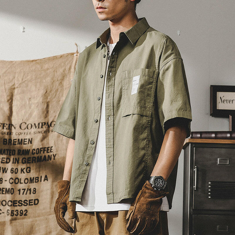 Summer Short-sleeved Shirt A0090