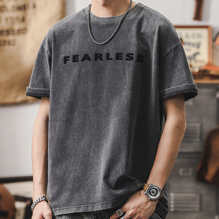 American Washed Logo T-shirt A0935