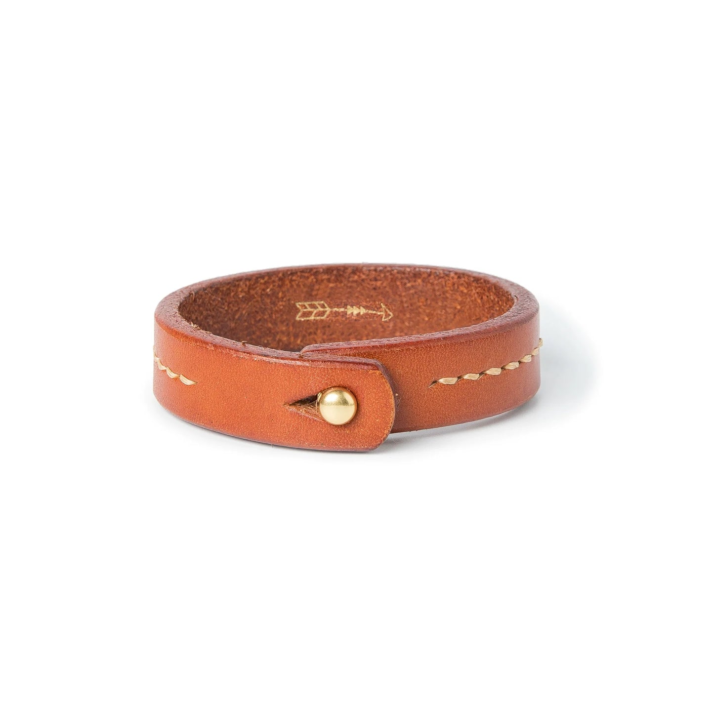 Vintage Tanned Stamping Bracelet A0586