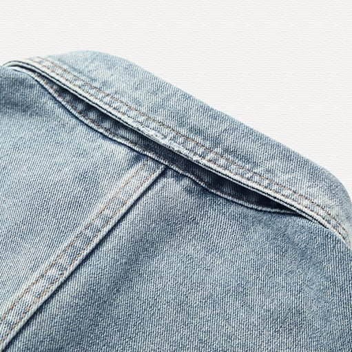 Summer Denim Shirt Short-sleeved A1017