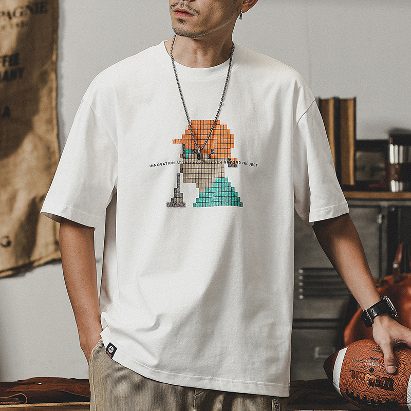 American Pure Short-sleeved T-shirt A0959
