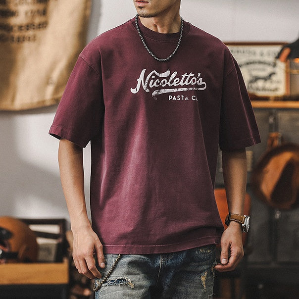 Short-sleeved Summer Pure T-shirt A1003