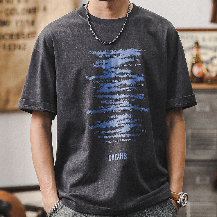 Men's Short-sleeved T-shirt A0924