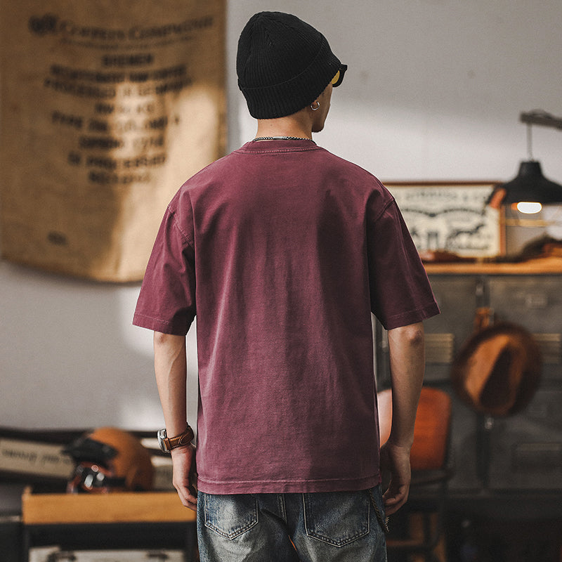 Short-sleeved Summer Pure T-shirt A1003