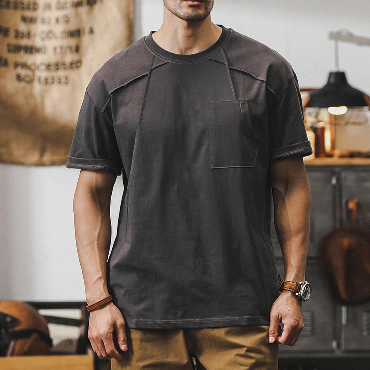 Loose Large Size Half-sleeved T-shirt A0968