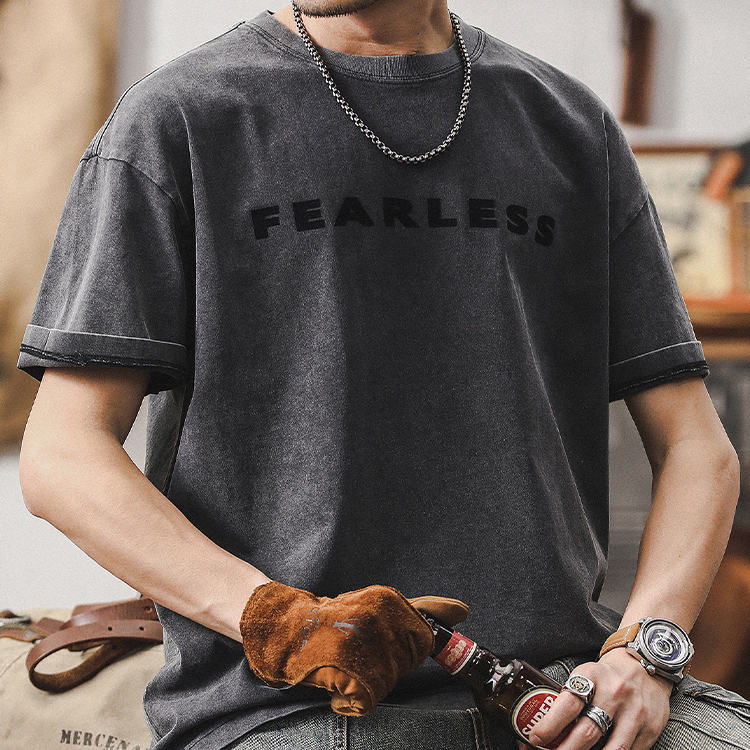 American Washed Logo T-shirt A0935