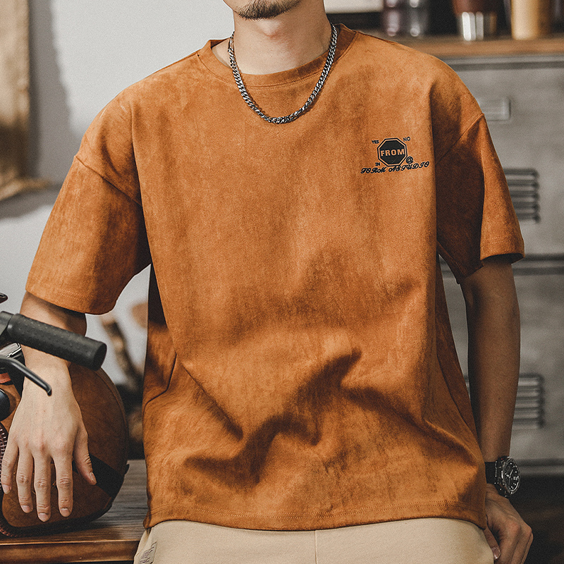 American Retro Men's T-shirt Short-sleeved A0919