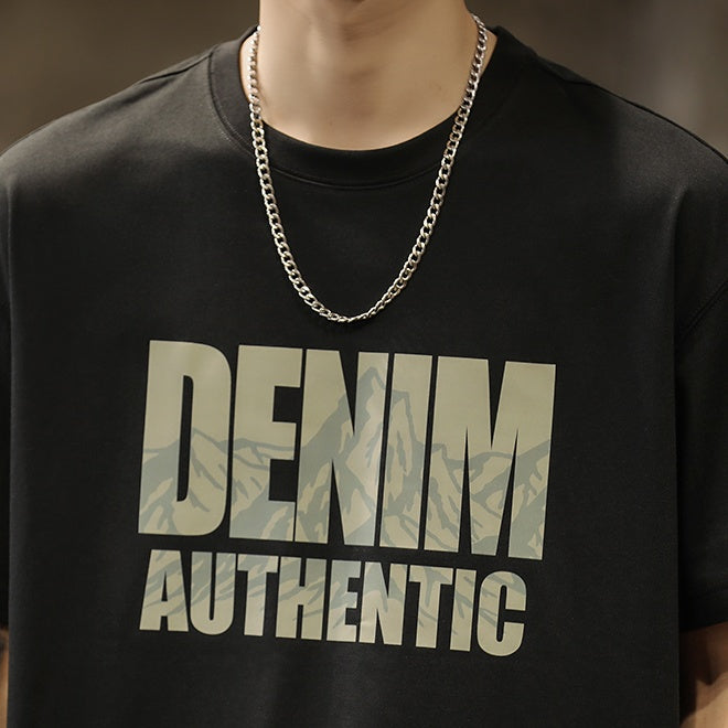 Round Neck Short-sleeved T-shirt A1014