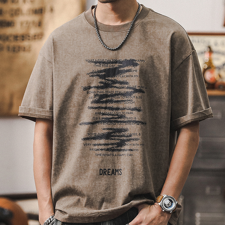 Men's Short-sleeved T-shirt A0924
