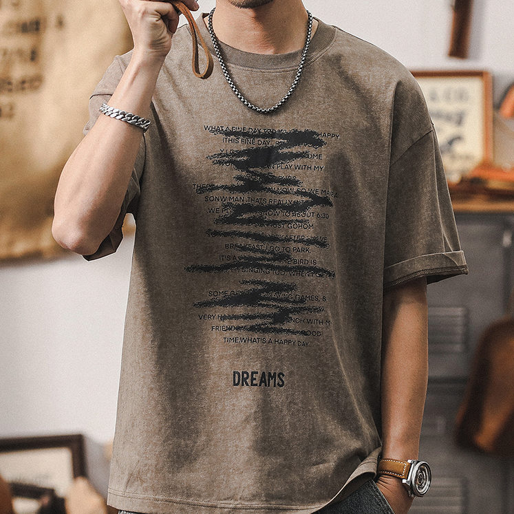Men's Short-sleeved T-shirt A0924