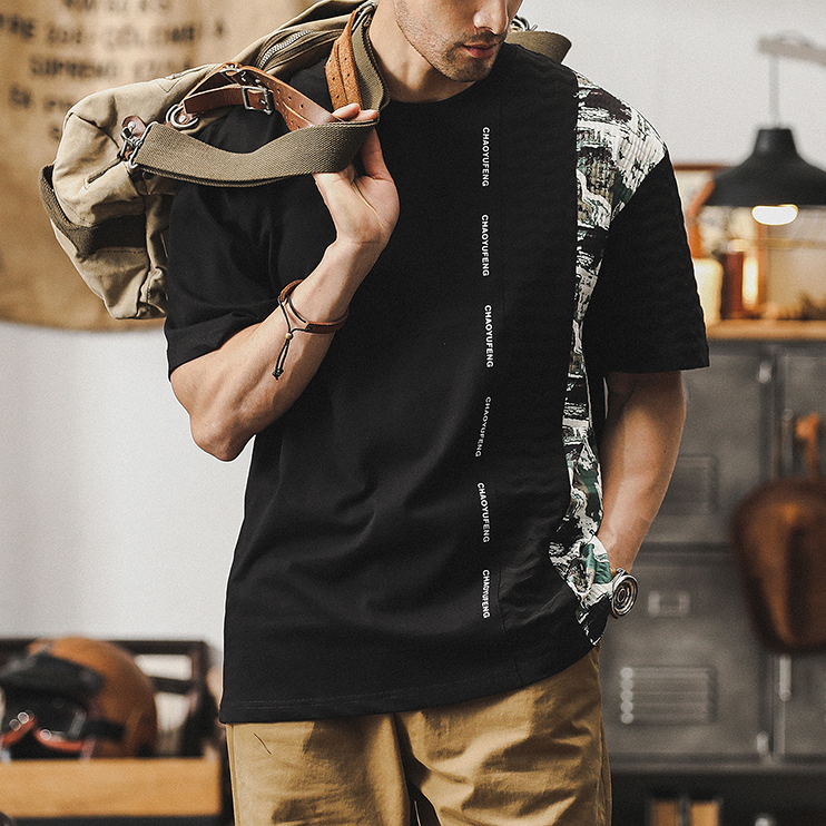 American Short-sleeved T-shirt A0930